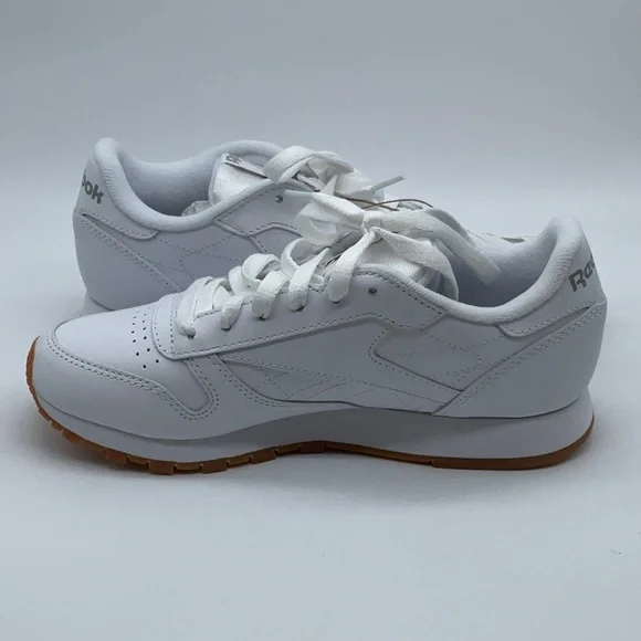 Reebok Classic Leather Shoes Woman’s White - Picture 5 of 9